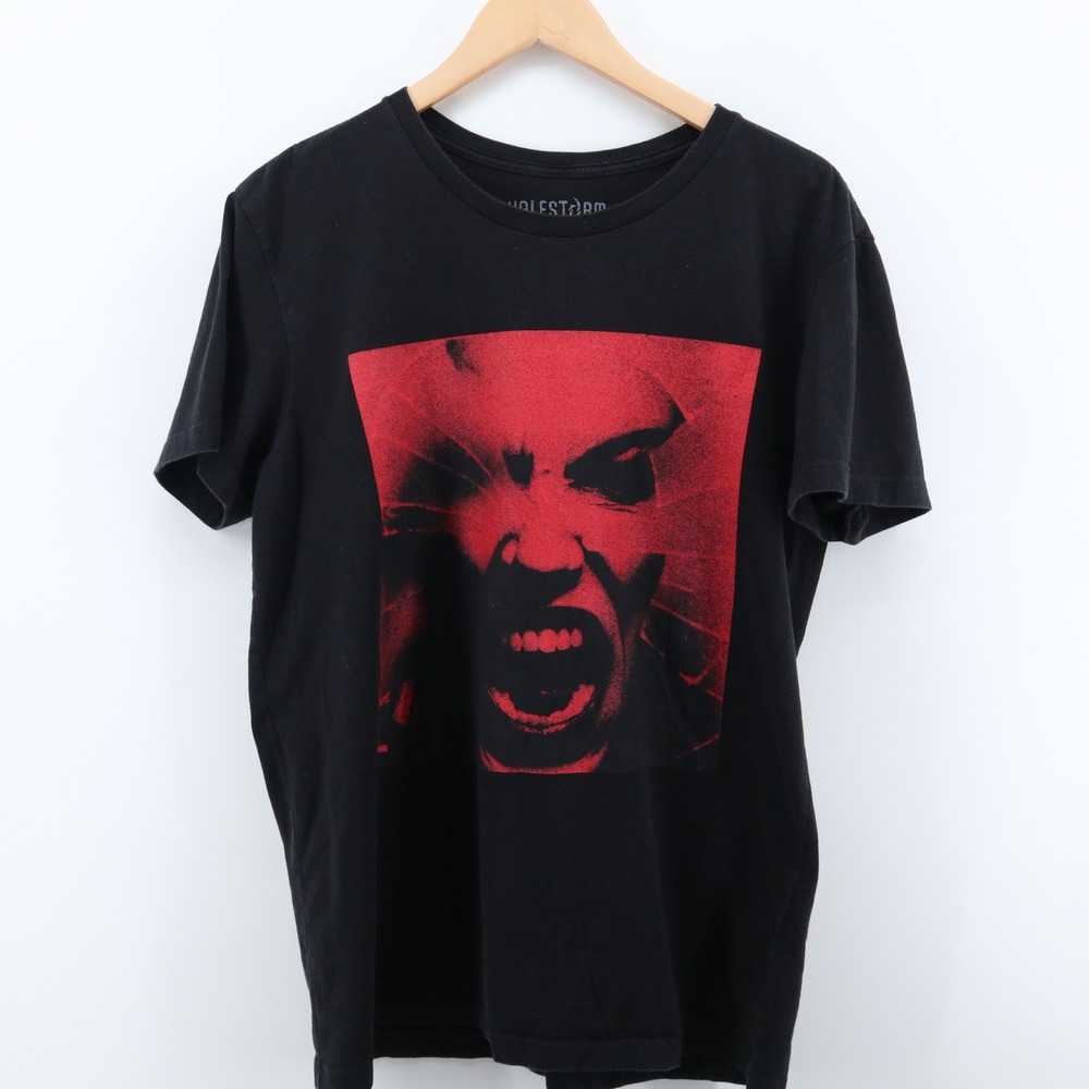 Halestorm Shirt XL Back From The Dead Modern Lzzy Hale Graphic Tee Black